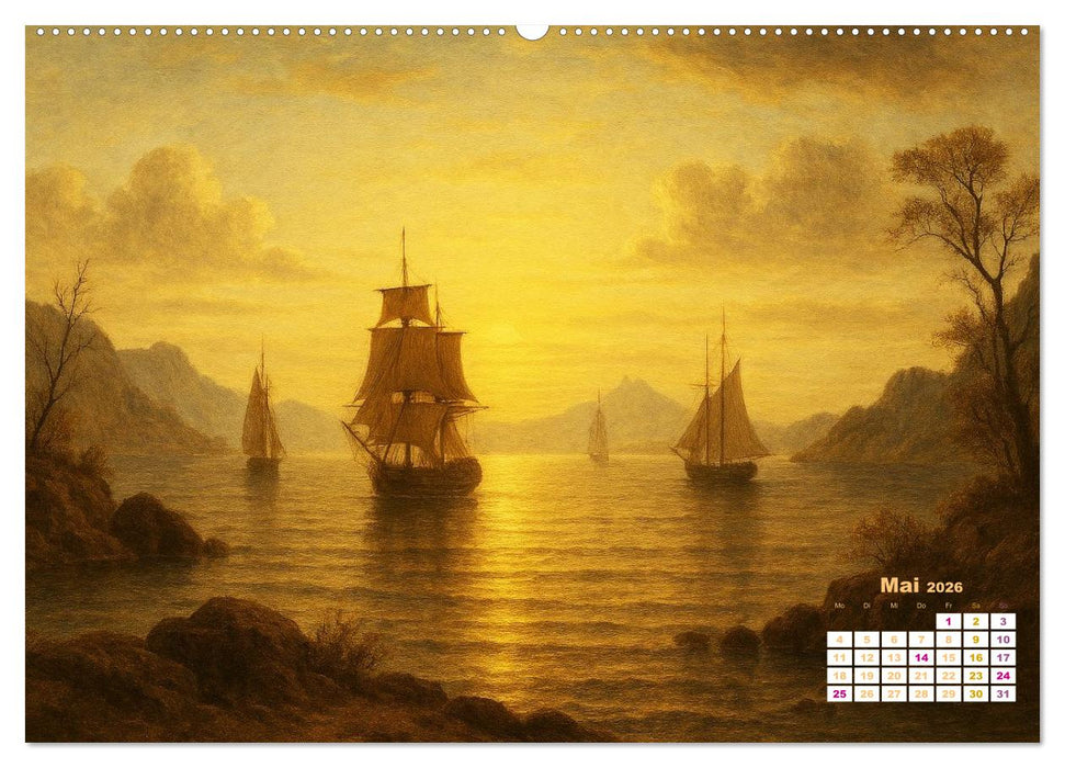 Im Licht der Sehnsucht - Romantische Landschaften (CALVENDO Wandkalender 2026)