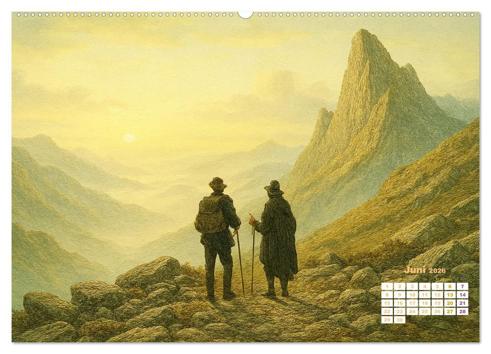 Im Licht der Sehnsucht - Romantische Landschaften (CALVENDO Wandkalender 2026)