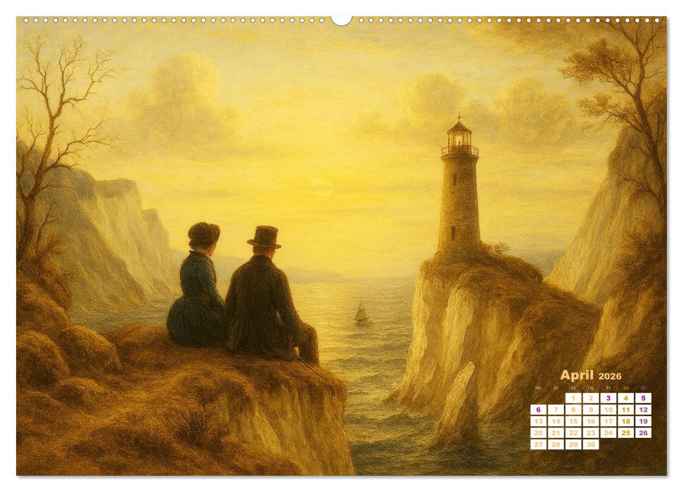 Im Licht der Sehnsucht - Romantische Landschaften (CALVENDO Premium Wandkalender 2026)