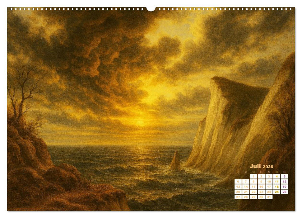Im Licht der Sehnsucht - Romantische Landschaften (CALVENDO Premium Wandkalender 2026)