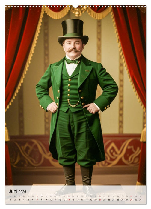 Zirkus der Kuriositäten - Vintage, Faszination und Manege (CALVENDO Wandkalender 2026)