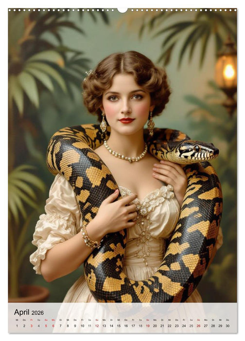 Zirkus der Kuriositäten - Vintage, Faszination und Manege (CALVENDO Premium Wandkalender 2026)