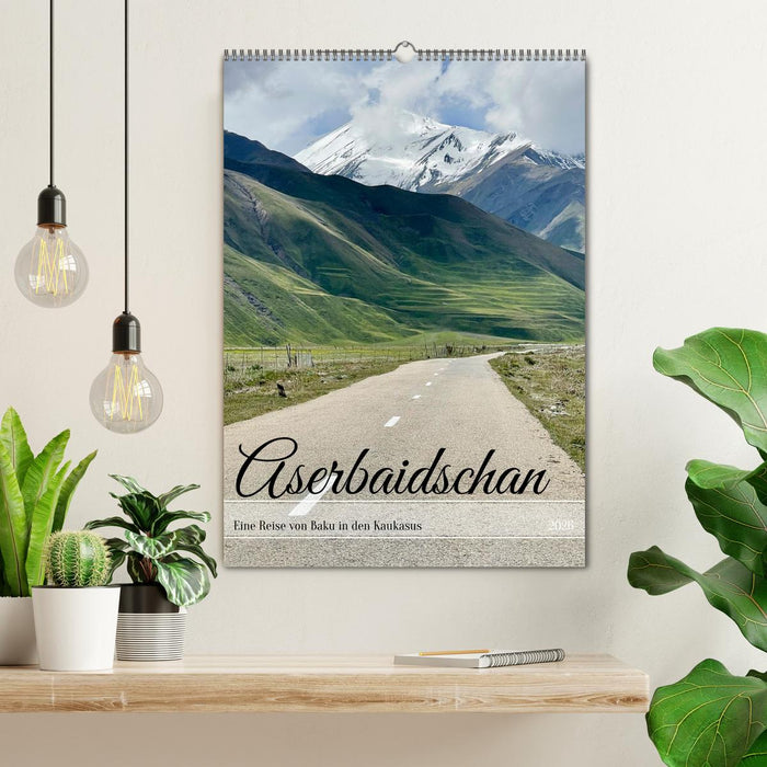 Aserbaidschan - Eine Reise von Baku in den Kaukasus (CALVENDO Wandkalender 2026)