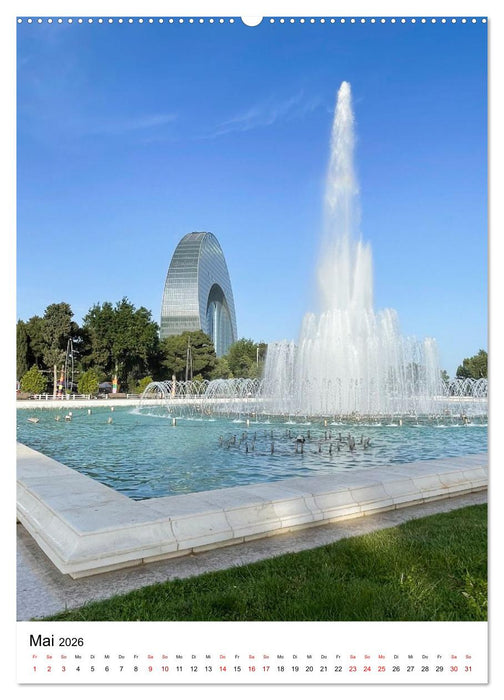 Aserbaidschan - Eine Reise von Baku in den Kaukasus (CALVENDO Wandkalender 2026)