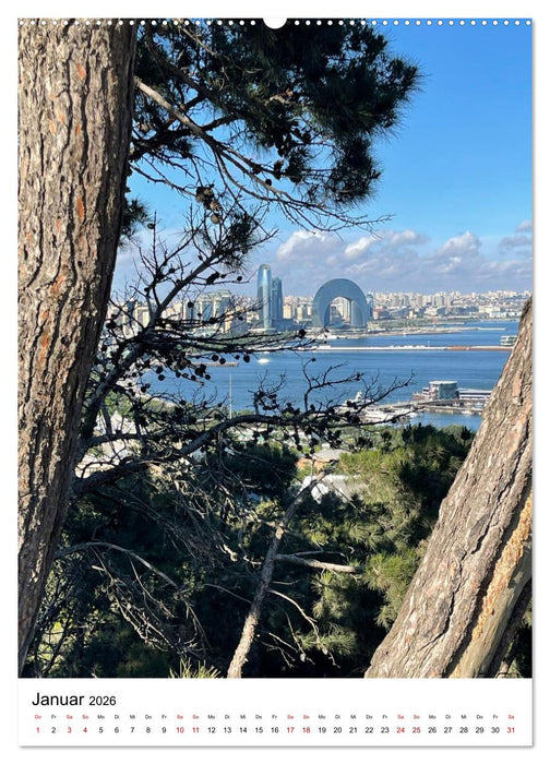 Aserbaidschan - Eine Reise von Baku in den Kaukasus (CALVENDO Premium Wandkalender 2026)