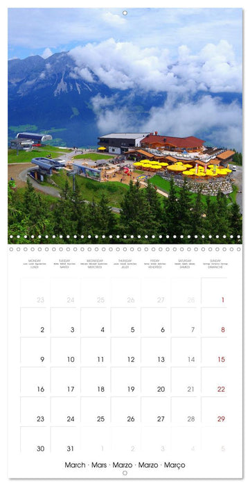 View of the mountains - Alps and Dolomites - (CALVENDO Monthly Calendar 2026)