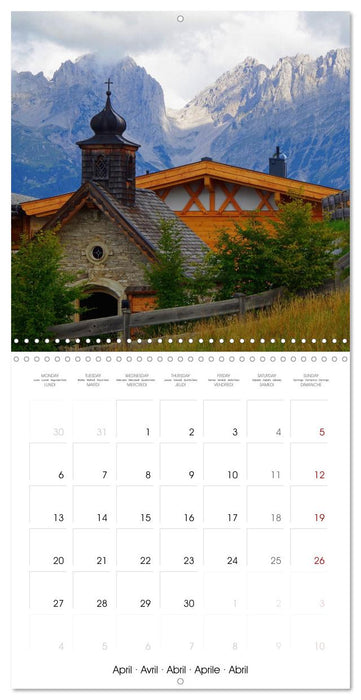 View of the mountains - Alps and Dolomites - (CALVENDO Monthly Calendar 2026)