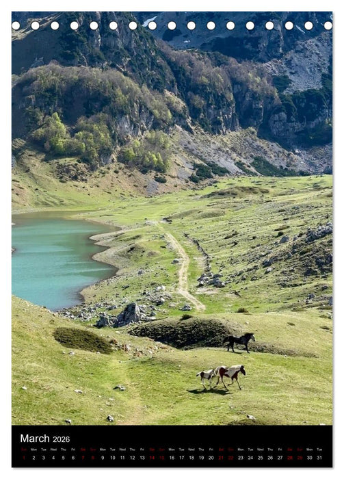 Durmitor — Majestic Peaks of Montenegro (CALVENDO Monthly Calendar 2026)