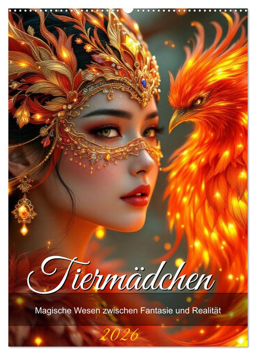 Bestienmädchen (CALVENDO Wandkalender 2026)