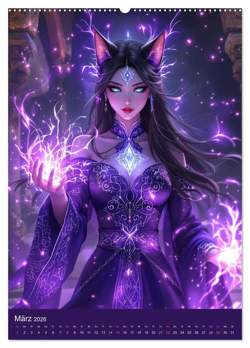 Bestienmädchen (CALVENDO Wandkalender 2026)