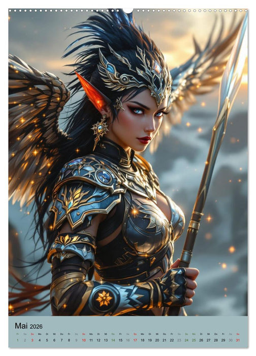 Bestienmädchen (CALVENDO Wandkalender 2026)