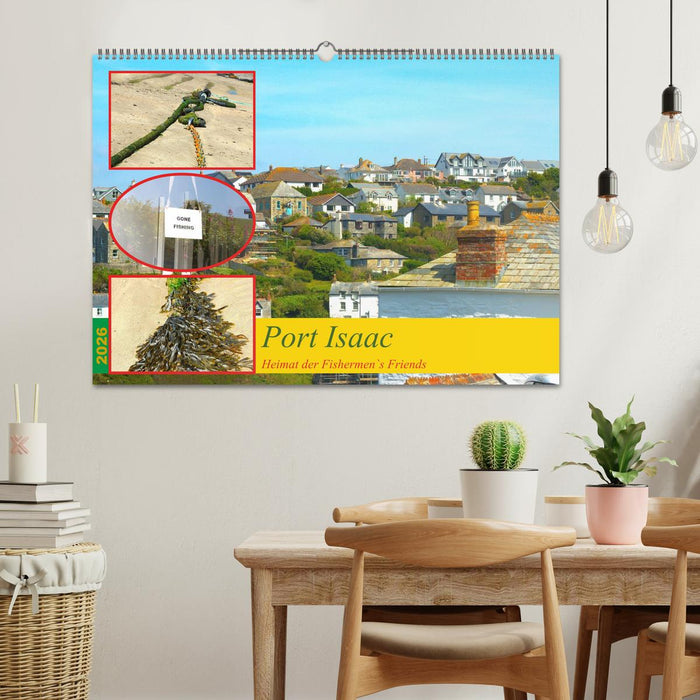 Port Isaac, Heimat der Fishermen`s Friends (CALVENDO Wandkalender 2026)