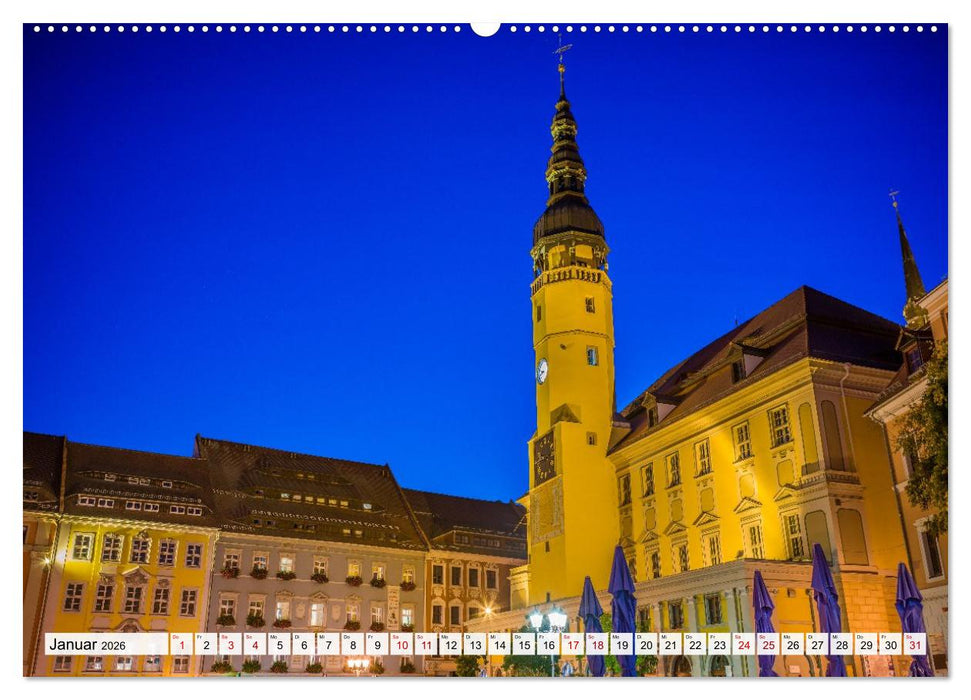 Bautzen - Sorbisches Zentrum in der Oberlausitz (CALVENDO Wandkalender 2026)