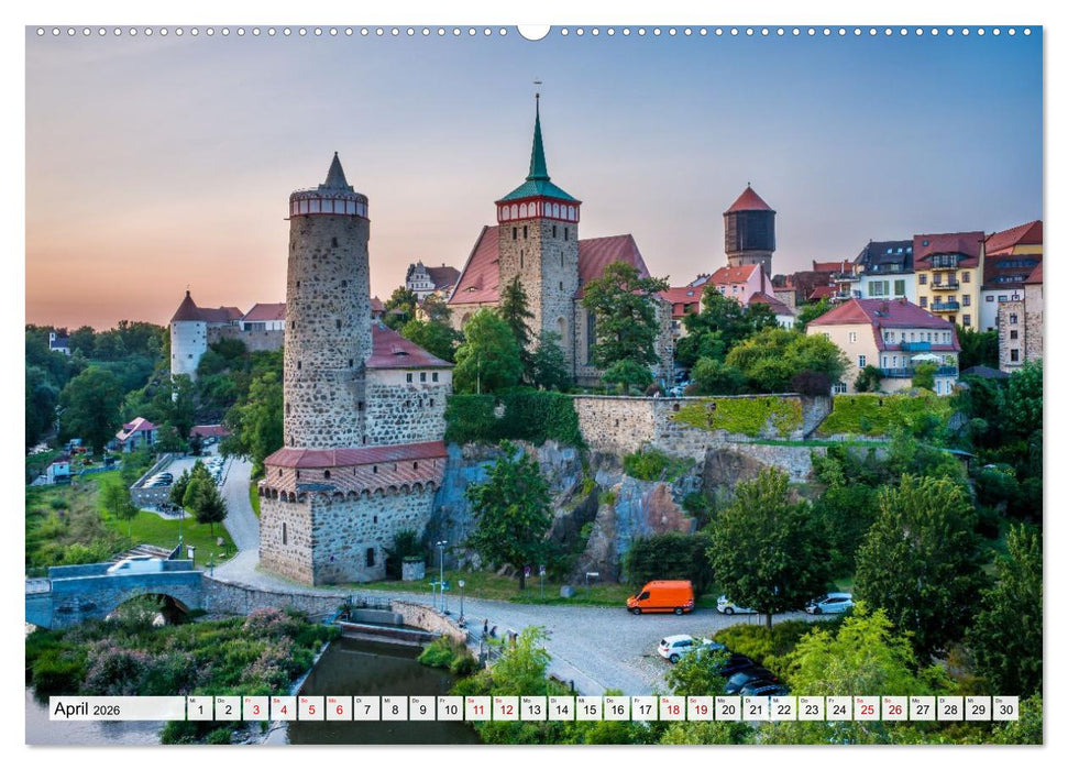 Bautzen - Sorbisches Zentrum in der Oberlausitz (CALVENDO Wandkalender 2026)
