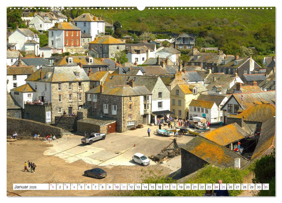 Port Isaac, Heimat der Fishermen`s Friends (CALVENDO Premium Wandkalender 2026)