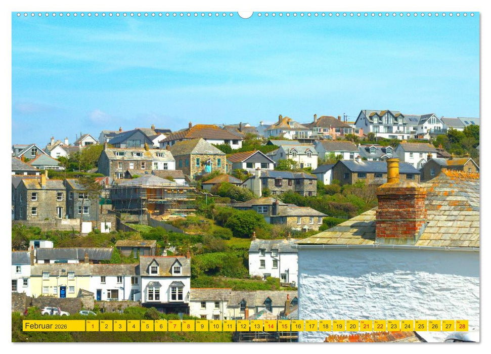 Port Isaac, Heimat der Fishermen`s Friends (CALVENDO Premium Wandkalender 2026)