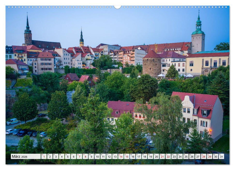 Bautzen - Sorbisches Zentrum in der Oberlausitz (CALVENDO Premium Wandkalender 2026)