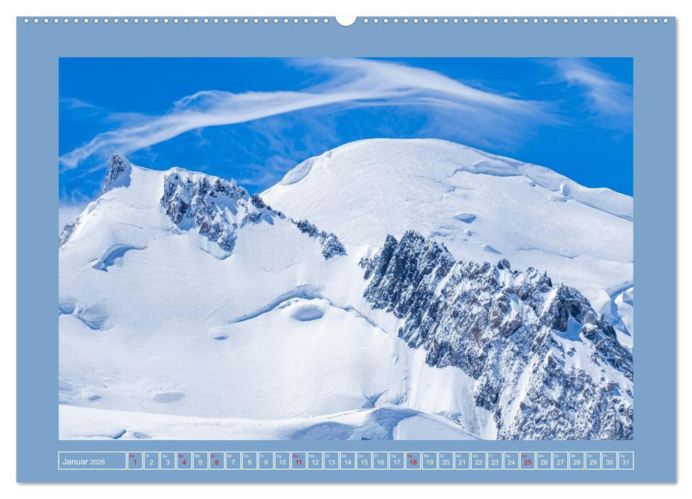 Die Höchsten der Alpen (CALVENDO Wandkalender 2026)