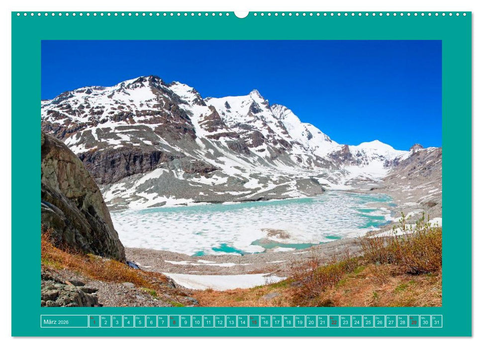 Die Höchsten der Alpen (CALVENDO Wandkalender 2026)