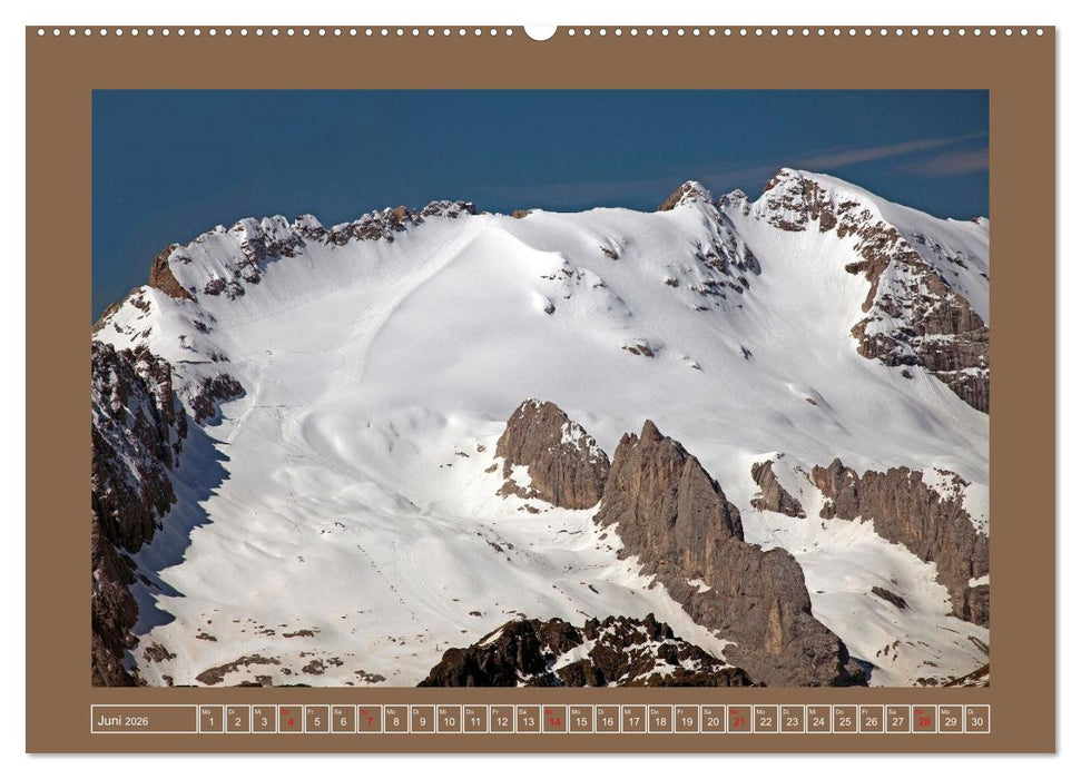 Die Höchsten der Alpen (CALVENDO Wandkalender 2026)