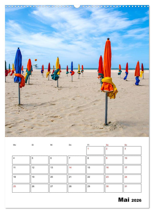 Normandie - Reiseplaner (CALVENDO Wandkalender 2026)