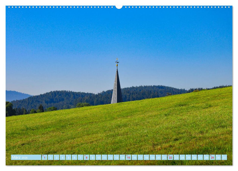 Kirchturmspitzen (CALVENDO Wandkalender 2026)