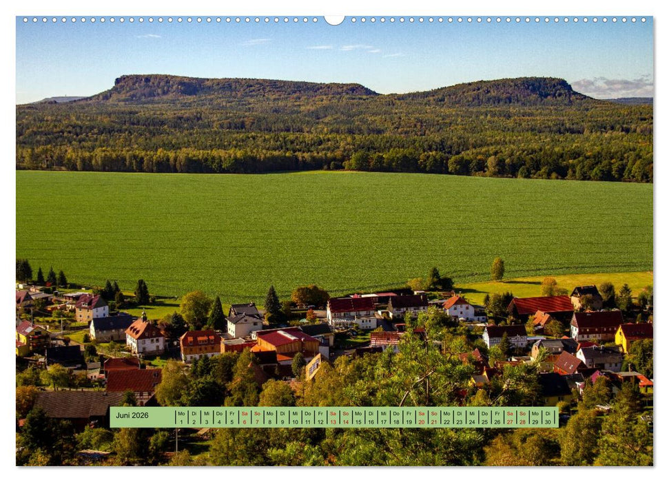 Sächsische Schweiz - Erlebnisse eines Herbsturlaubs (CALVENDO Wandkalender 2026)