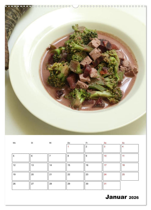 Gemüse-Vielfalt im Suppentopf (CALVENDO Premium Wandkalender 2026)