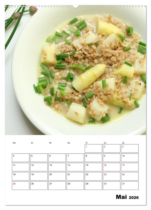 Gemüse-Vielfalt im Suppentopf (CALVENDO Premium Wandkalender 2026)