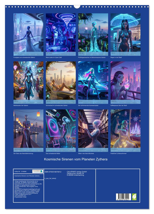 Kosmische Sirenen vom Planeten Zythera (CALVENDO Wandkalender 2026)