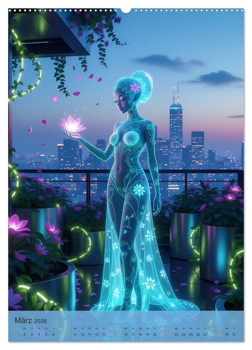 Kosmische Sirenen vom Planeten Zythera (CALVENDO Premium Wandkalender 2026)