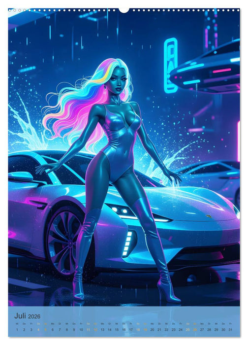 Kosmische Sirenen vom Planeten Zythera (CALVENDO Premium Wandkalender 2026)