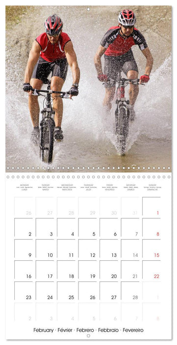 Mountain biking: Up hill and down dale (CALVENDO Monthly Calendar 2026)