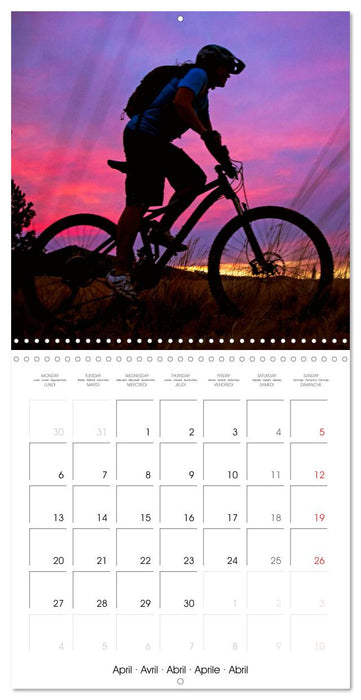 Mountain biking: Up hill and down dale (CALVENDO Monthly Calendar 2026)