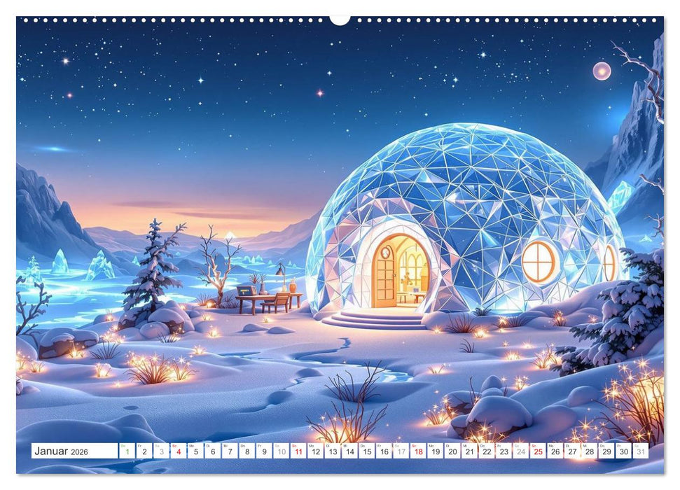 Futuristisches Landleben (CALVENDO Wandkalender 2026)