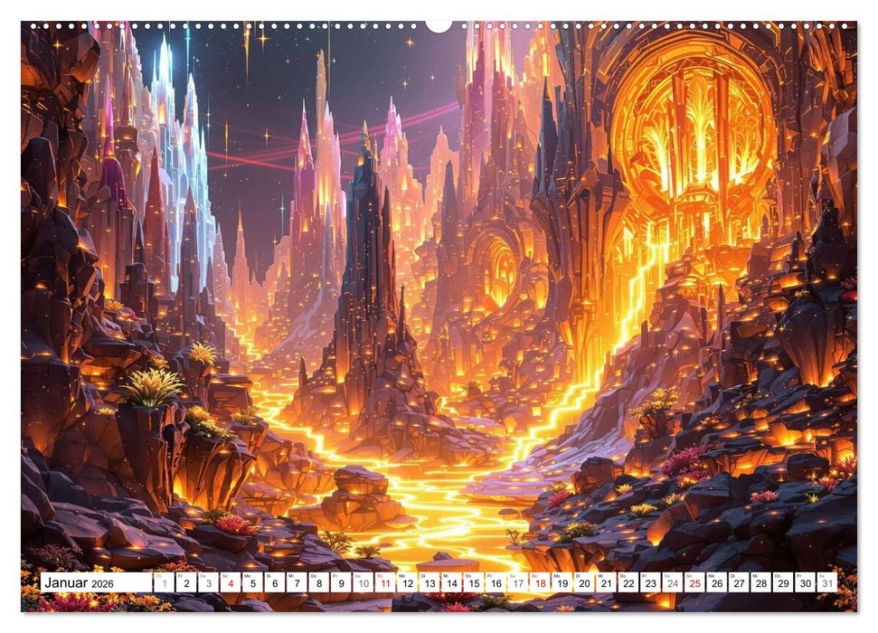 Welten aus Licht (CALVENDO Wandkalender 2026)