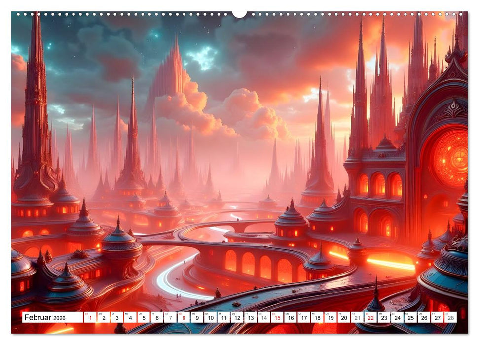 Welten aus Licht (CALVENDO Wandkalender 2026)