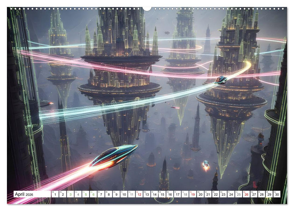 Welten aus Licht (CALVENDO Wandkalender 2026)