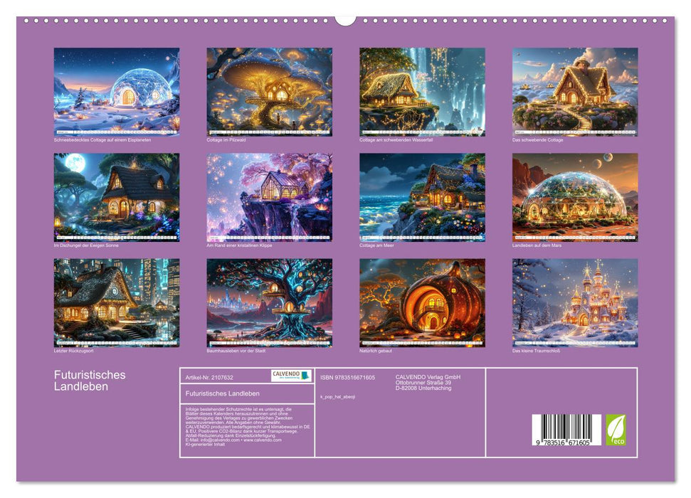 Futuristisches Landleben (CALVENDO Premium Wandkalender 2026)