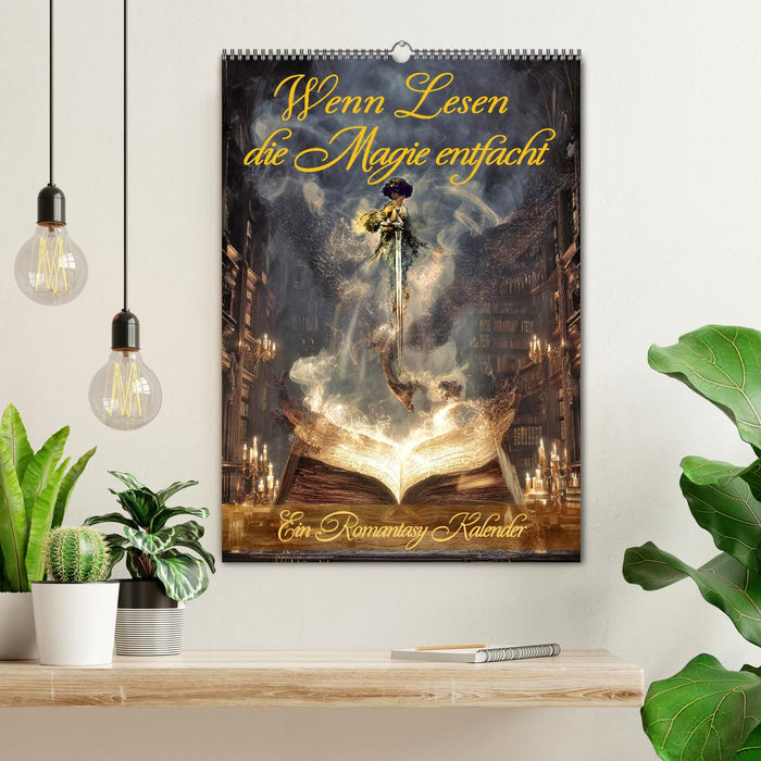 Wenn Lesen die Magie entfacht (CALVENDO Wandkalender 2026)