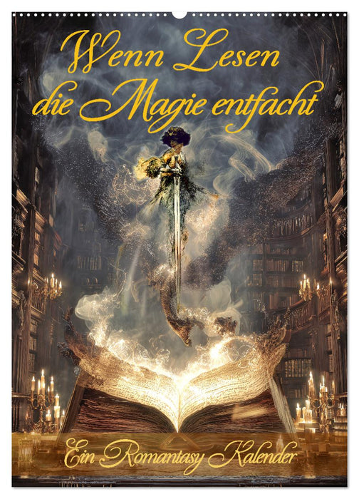 Wenn Lesen die Magie entfacht (CALVENDO Wandkalender 2026)