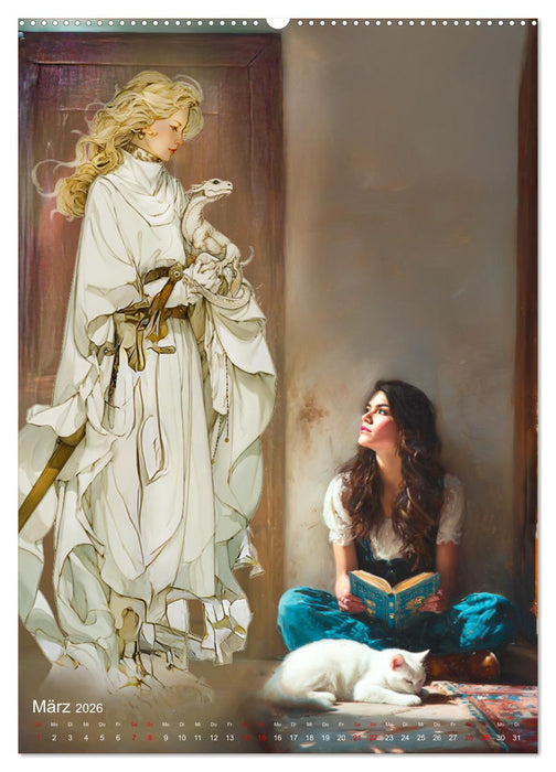 Wenn Lesen die Magie entfacht (CALVENDO Wandkalender 2026)