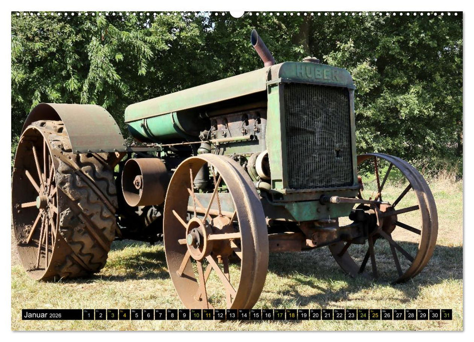 Rostige alte Traktoren (CALVENDO Wandkalender 2026)