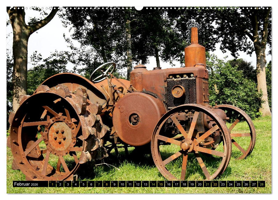 Rostige alte Traktoren (CALVENDO Wandkalender 2026)