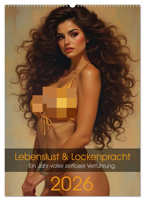 Lebenslust & Lockenpracht (CALVENDO Wandkalender 2026)