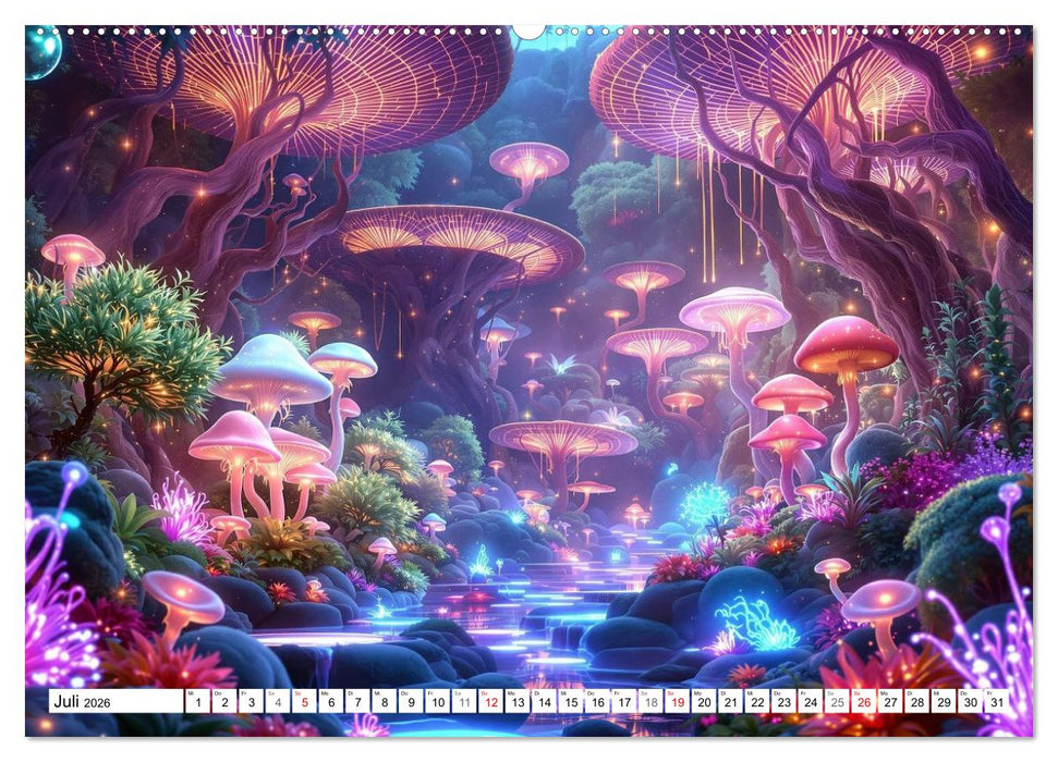 Welten aus Licht (CALVENDO Premium Wandkalender 2026)