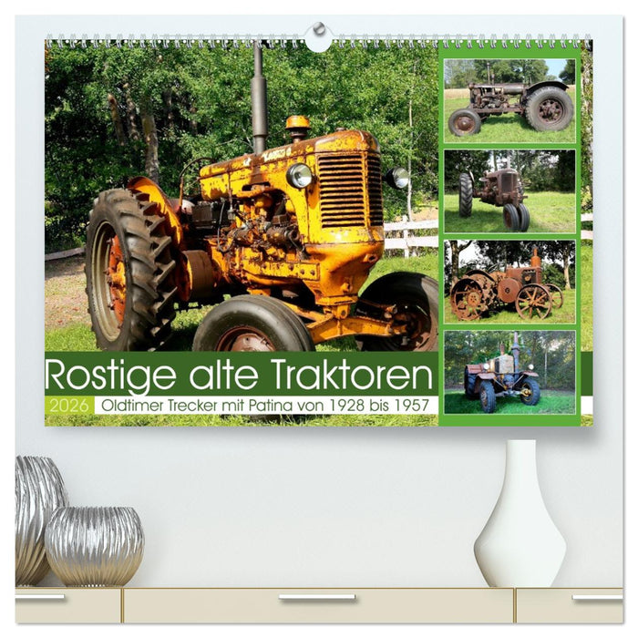 Rostige alte Traktoren (CALVENDO Premium Wandkalender 2026)