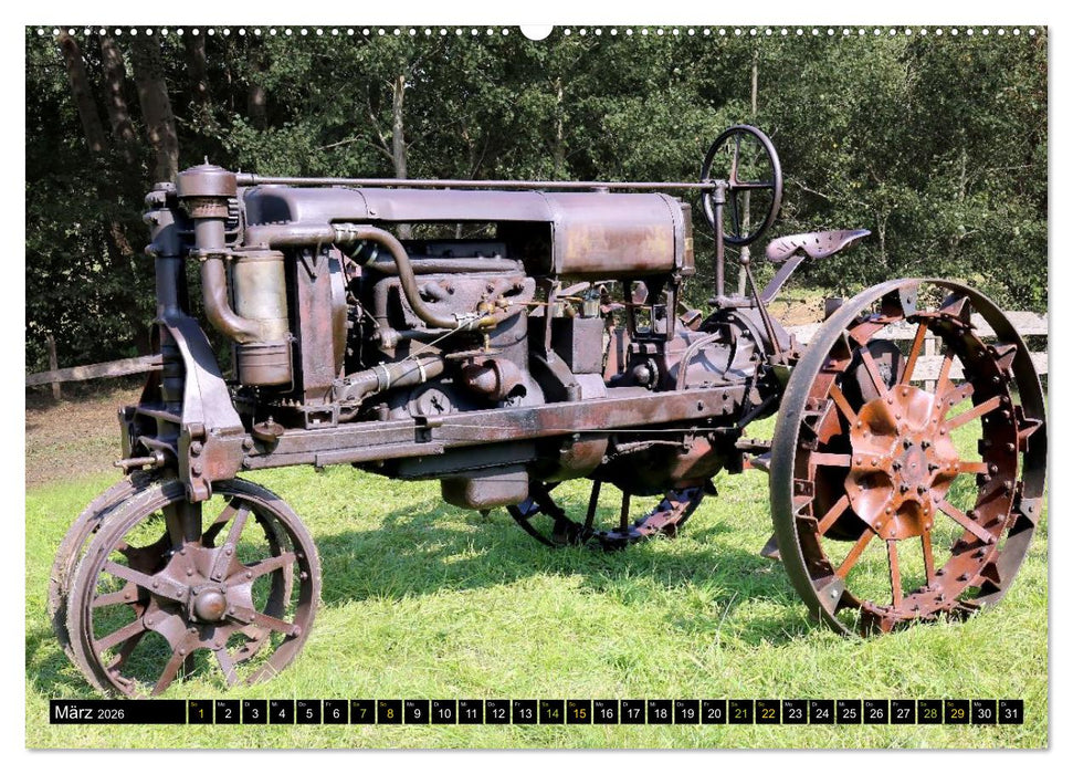 Rostige alte Traktoren (CALVENDO Premium Wandkalender 2026)