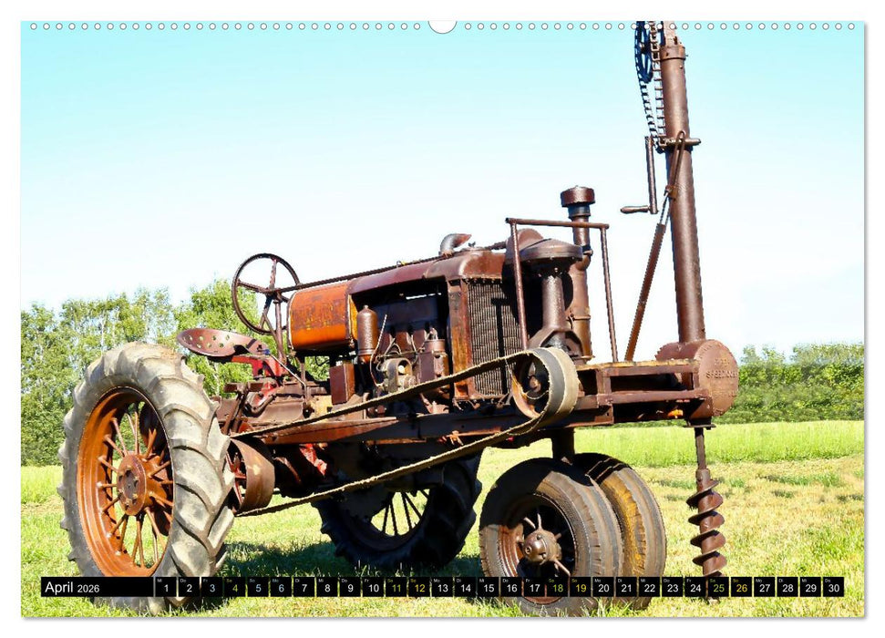 Rostige alte Traktoren (CALVENDO Premium Wandkalender 2026)