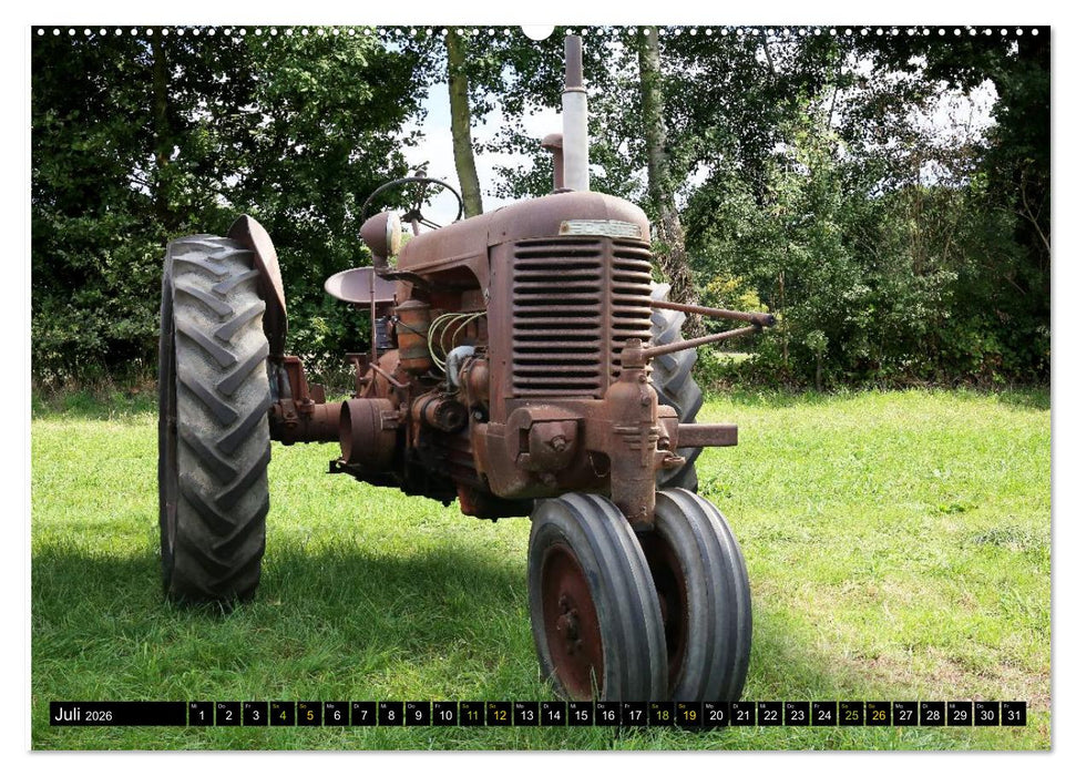 Rostige alte Traktoren (CALVENDO Premium Wandkalender 2026)